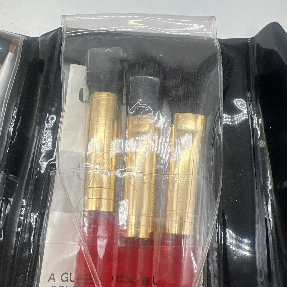 Vintage Upstage Makeup Brushes In Vinyl Case
